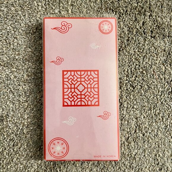 New - Set of 5 coasters from Korea - multicolored with butterfly - Picture 2 of 2